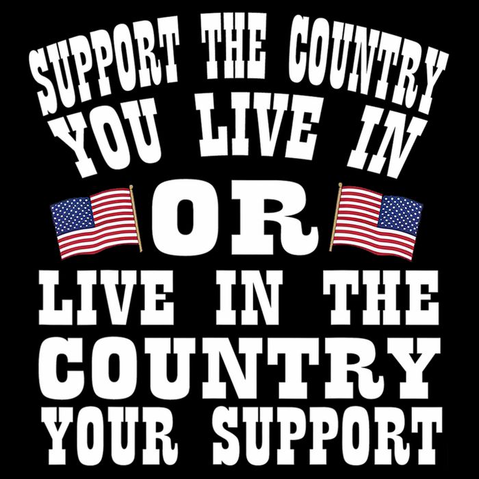 Support The Country You Live In Or Live In Where You Support Daily Commute Backpack