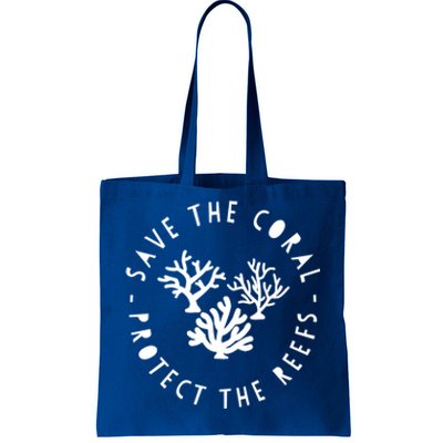 Save The Coral Protect The Reef Marine Biology Ocean Cool Gift Tote Bag