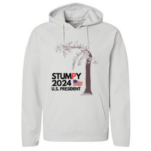 Stumpy The Cherry Tree Performance Fleece Hoodie