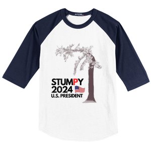 Stumpy The Cherry Tree Baseball Sleeve Shirt