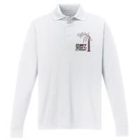 Stumpy The Cherry Tree Performance Long Sleeve Polo