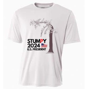 Stumpy The Cherry Tree Cooling Performance Crew T-Shirt