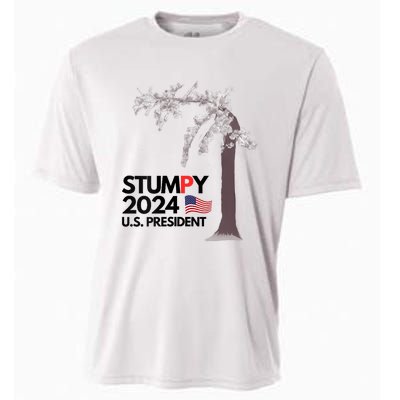 Stumpy The Cherry Tree Cooling Performance Crew T-Shirt