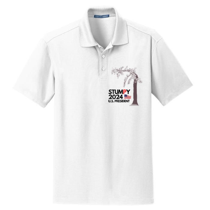 Stumpy The Cherry Tree Dry Zone Grid Polo