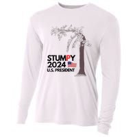 Stumpy The Cherry Tree Cooling Performance Long Sleeve Crew