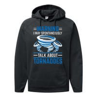 Storm Tornado Costume Apparel For Meteorologist Performance Fleece Hoodie