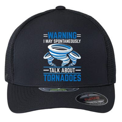 Storm Tornado Costume Apparel For Meteorologist Flexfit Unipanel Trucker Cap