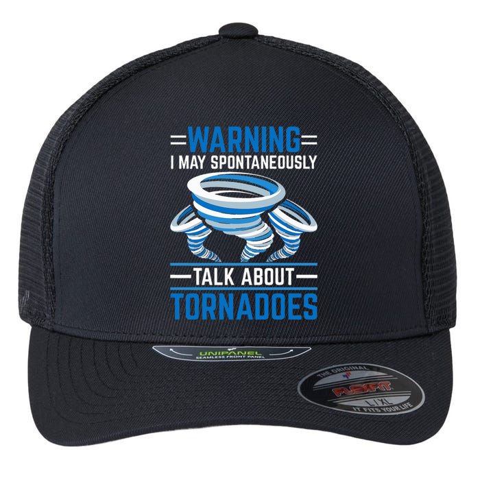 Storm Tornado Costume Apparel For Meteorologist Flexfit Unipanel Trucker Cap