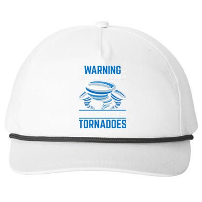 Storm Tornado Costume Apparel For Meteorologist Snapback Five-Panel Rope Hat