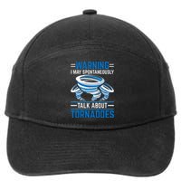 Storm Tornado Costume Apparel For Meteorologist 7-Panel Snapback Hat