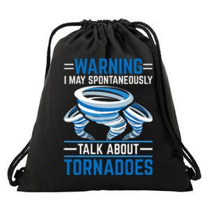 Storm Tornado Costume Apparel For Meteorologist Drawstring Bag