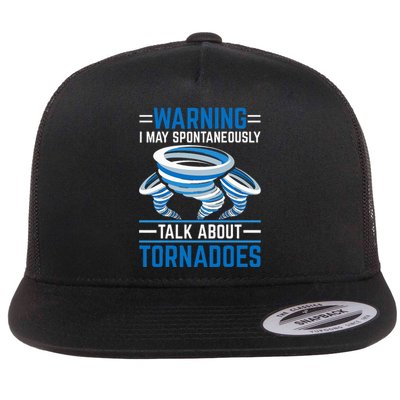 Storm Tornado Costume Apparel For Meteorologist Flat Bill Trucker Hat