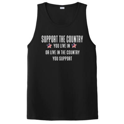 Support The Country You Live In Or Live In Where You Support PosiCharge Competitor Tank