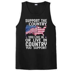 Support The Country You Live In Or Live In Where You Support PosiCharge Competitor Tank