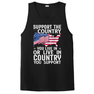 Support The Country You Live In Or Live In Where You Support PosiCharge Competitor Tank