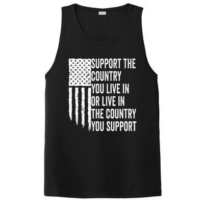 Support The Country You Live In Or Live In Where You Support PosiCharge Competitor Tank