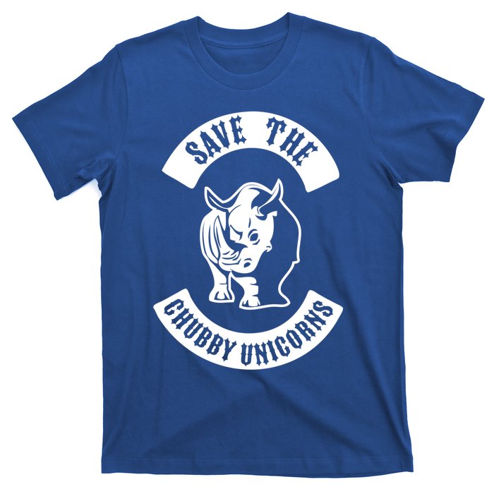 Save The Chubby Unicorns Rhinos Club Gift T-Shirt