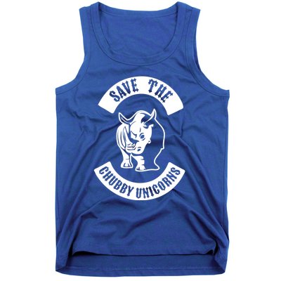 Save The Chubby Unicorns Rhinos Club Gift Tank Top