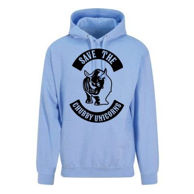 Save The Chubby Unicorns Rhinos Club Gift Unisex Surf Hoodie