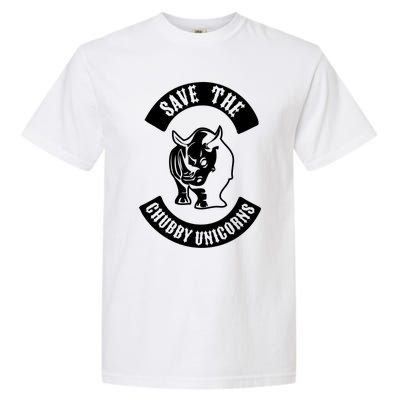 Save The Chubby Unicorns Rhinos Club Gift Garment-Dyed Heavyweight T-Shirt