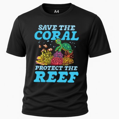 Save The Coral Protect The Reef Funny Gift Performance Shirt