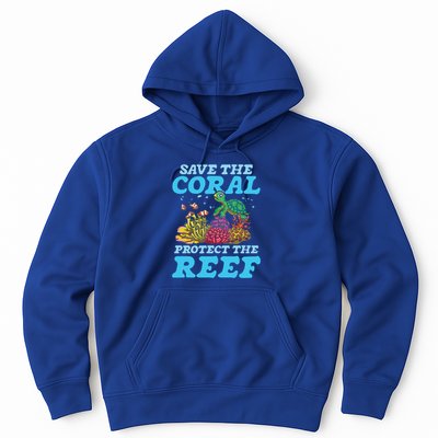 Save The Coral Protect The Reef Funny Gift Hoodie