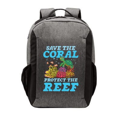 Save The Coral Protect The Reef Funny Gift Vector Backpack