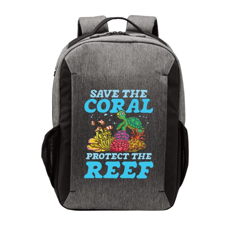 Save The Coral Protect The Reef Funny Gift Vector Backpack