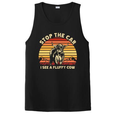 Stop The Car I See A Fluffy Cow Highland Cow Breeder PosiCharge Competitor Tank