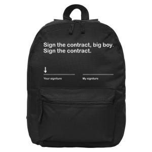 Sign The Contract Big Boy Event 2024 16 in Basic Backpack