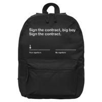 Sign The Contract Big Boy Event 2024 16 in Basic Backpack