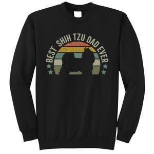 Shih Tzu Clothes Best Dog Dad Fathers Day Doggy Sweatshirt