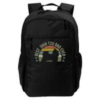 Shih Tzu Clothes Best Dog Dad Fathers Day Doggy Daily Commute Backpack