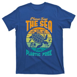 Sea Turtle Conservation Please Keep The Sea Plastic Free Gift T-Shirt