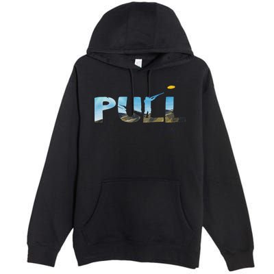 Skeet Trap Clay Pull Skeet Shooting Shooter Clay Shooting Premium Pullover Hoodie