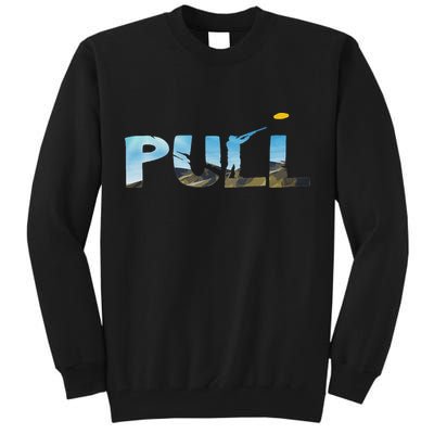 Skeet Trap Clay Pull Skeet Shooting Shooter Clay Shooting Tall Sweatshirt