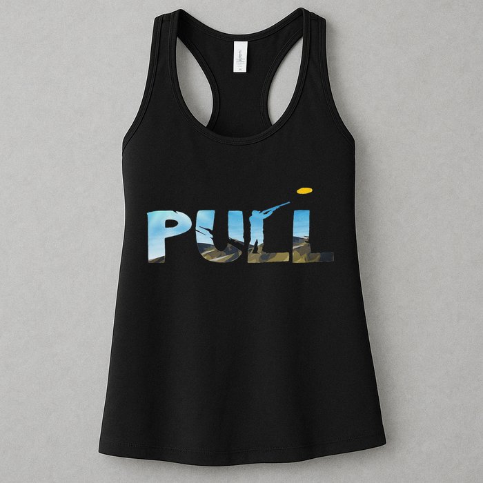 Skeet Trap Clay Pull Skeet Shooting Shooter Clay Shooting Womens Tank Top