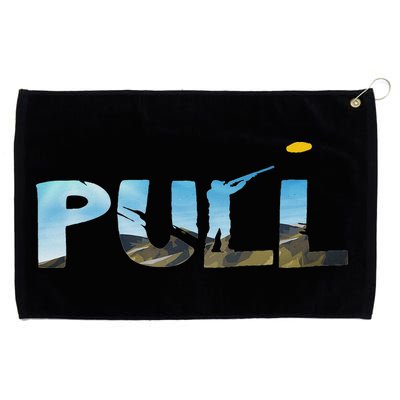 Skeet Trap Clay Pull Skeet Shooting Shooter Clay Shooting Grommeted Golf Towel