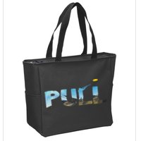 Skeet Trap Clay Pull Skeet Shooting Shooter Clay Shooting Zip Tote Bag