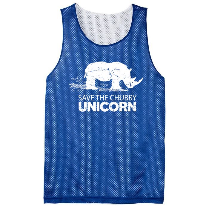 Save The Chubby Unicorns Cool Gift Funny Rhino Animal Rights Cool Gift Mesh Reversible Basketball Jersey Tank