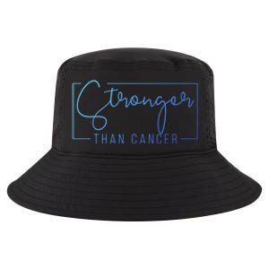 Stronger Than Cancer Pink Ribbon Breast Cancer Awareness Gift Cool Comfort Performance Bucket Hat