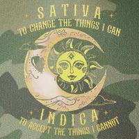 Sativa To Change The Things I Can Indica Accept The Things Legacy Tie Dye Trucker Hat