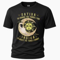 Sativa To Change The Things I Can Indica Accept The Things Performance Shirt