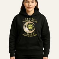 Sativa To Change The Things I Can Indica Accept The Things Hoodie