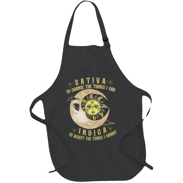 Sativa To Change The Things I Can Indica Accept The Things Apron