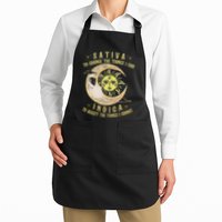Sativa To Change The Things I Can Indica Accept The Things Apron
