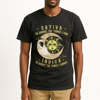 Sativa To Change The Things I Can Indica Accept The Things Tall T-Shirt