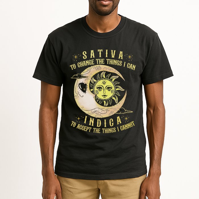 Sativa To Change The Things I Can Indica Accept The Things Tall T-Shirt