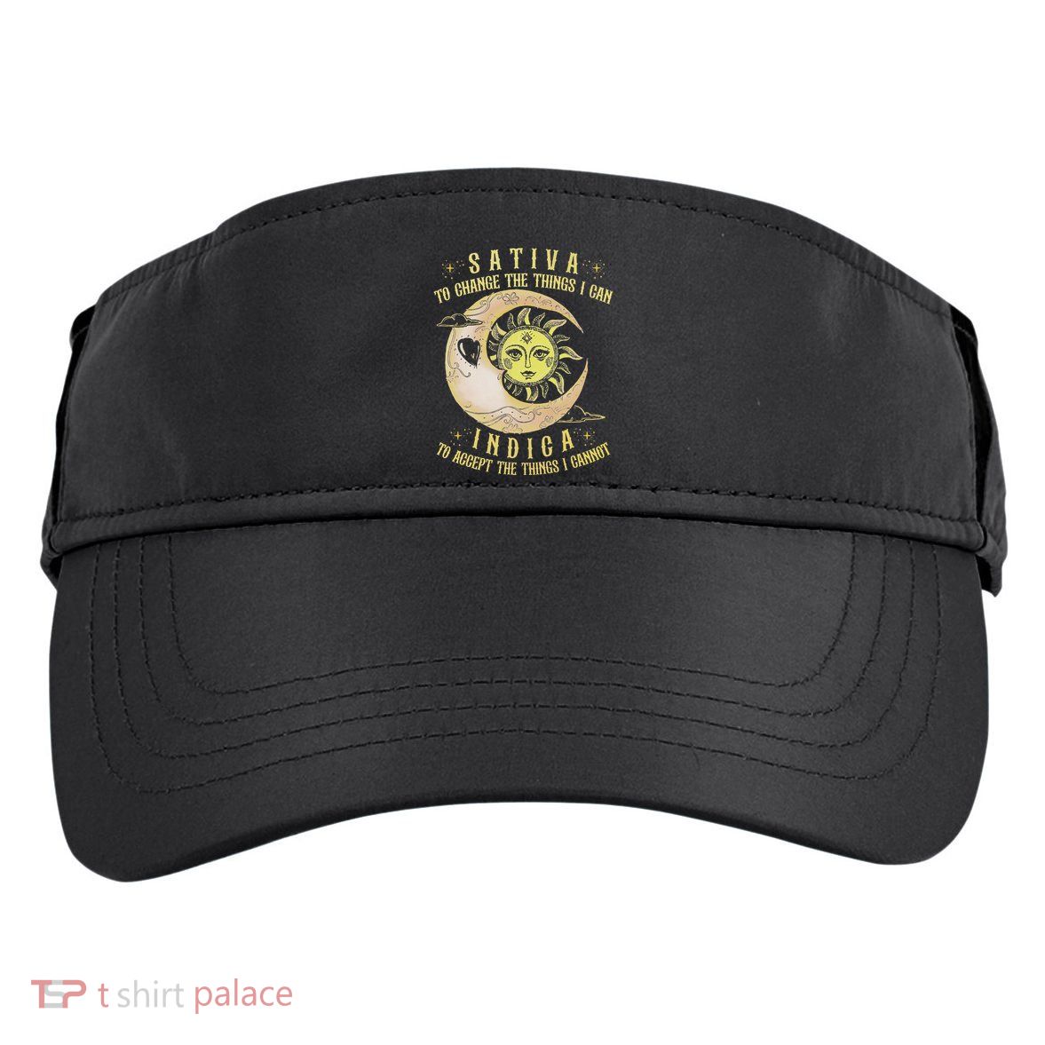 Sativa To Change The Things I Can Indica Accept The Things Adult Drive Performance Visor