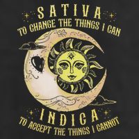 Sativa To Change The Things I Can Indica Accept The Things Tumbler